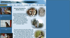 Desktop Screenshot of genesiszoological.org