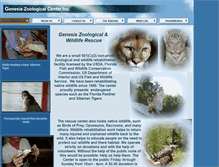 Tablet Screenshot of genesiszoological.org
